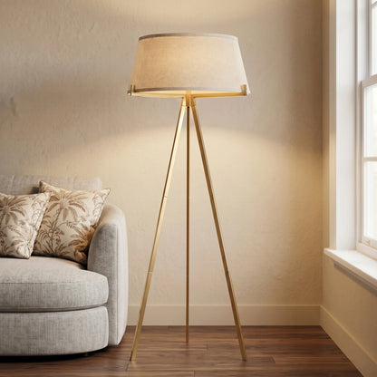 Mid-Century Tripod Floor Lamp