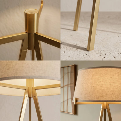 Mid-Century Tripod Floor Lamp