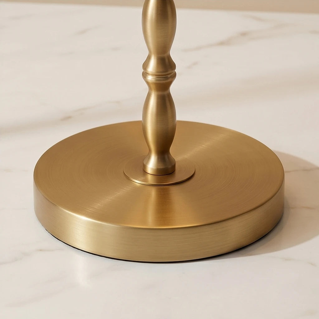 Aurelia Brushed Brass Buffet Lamps (Pair)